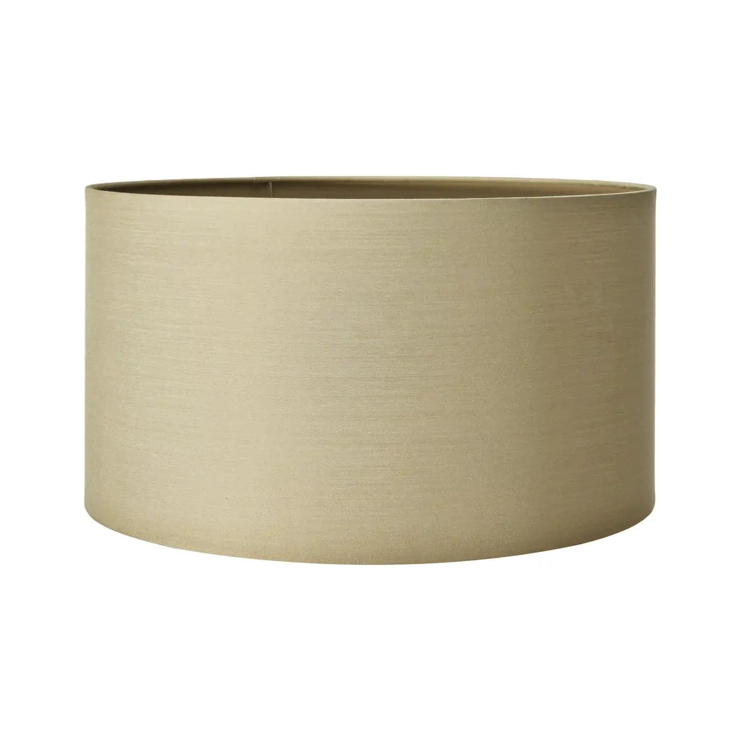 Taupe Polycotton Drum Lampshade 30cm/12in